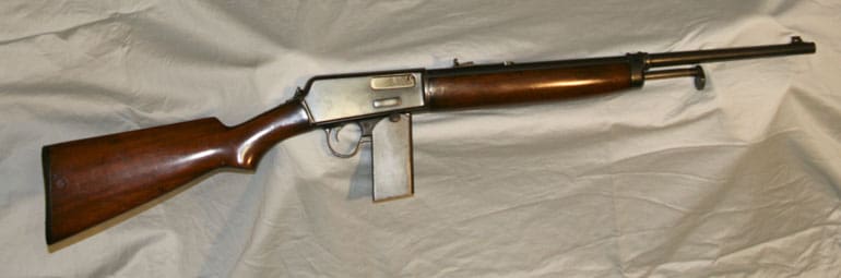 British Royal Flying Corps (RFC) Modified Winchester Model 1907 S.L. rifle: