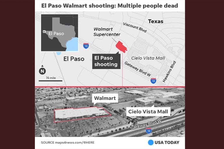 BREAKING: El Paso Police Report Gunfire in Multiple Locations, Shooter ...