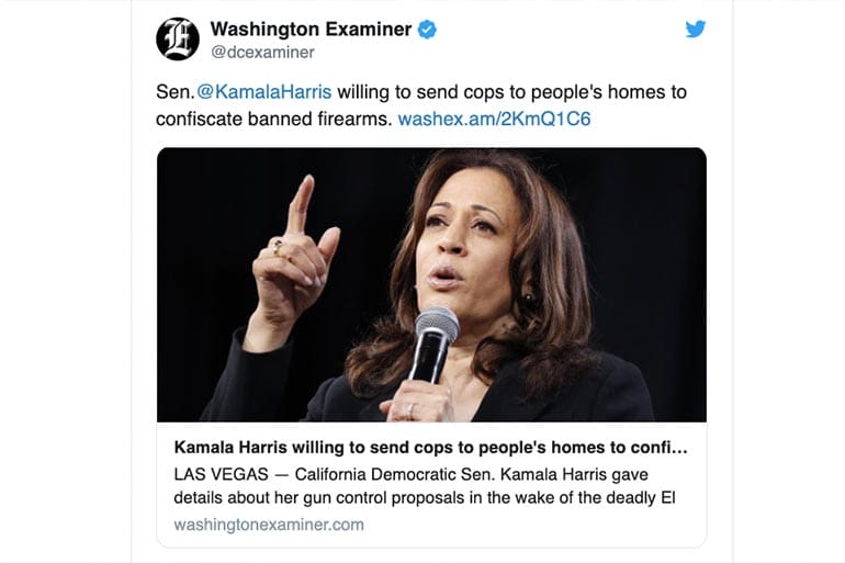 Kamala Harris police confiscation