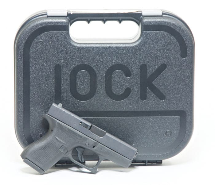 Glock 42 plastic pistol case