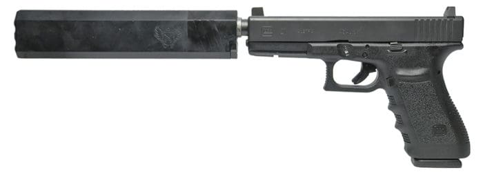 Glock G21SF-TB with SilencerCo Osprey 45