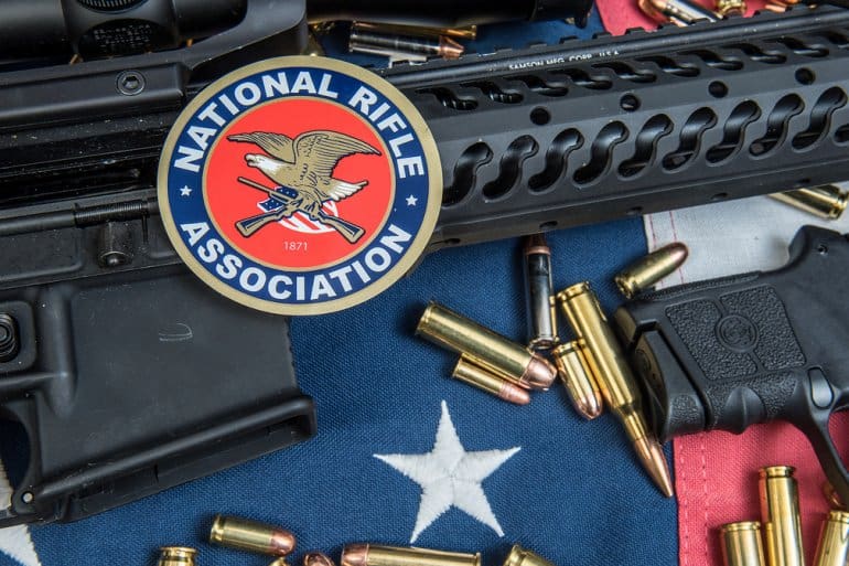 NRA logo rifle