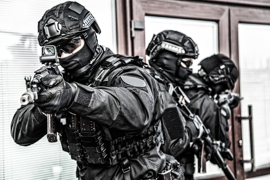 swat team gun confiscation