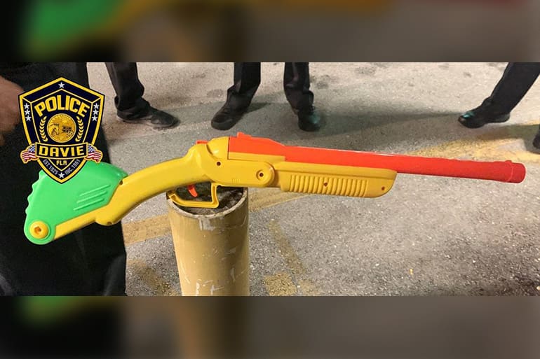 Davie Florida toy gun lockdown