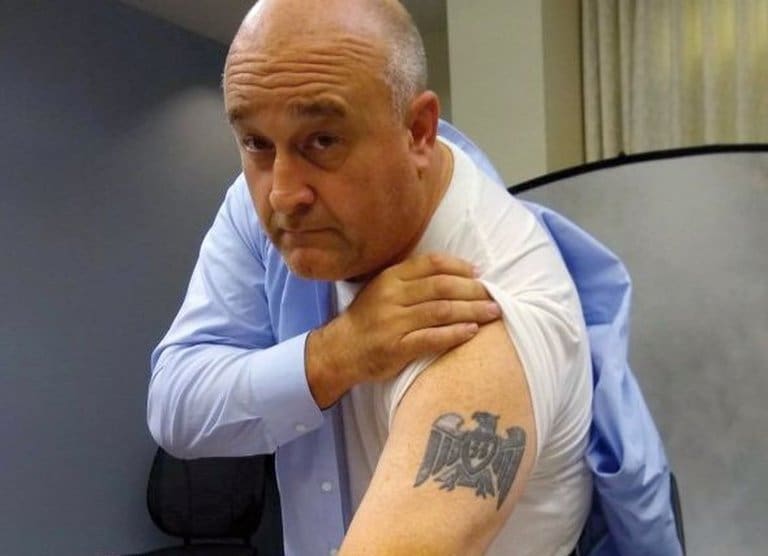ATF Special Agent Bradford Devlin Nazi tattoo