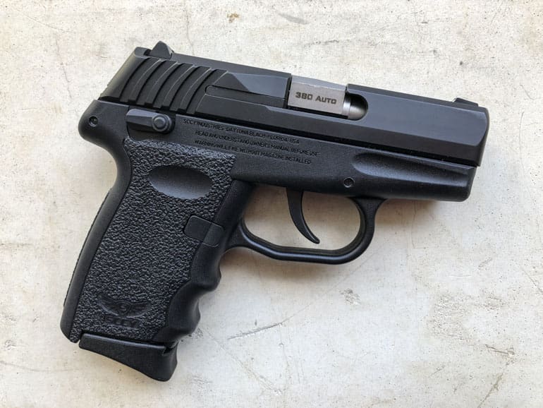 SCCY CPX-4 .380 concealed carry pistol manual safety