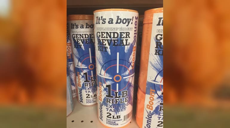 gender reveal explosion