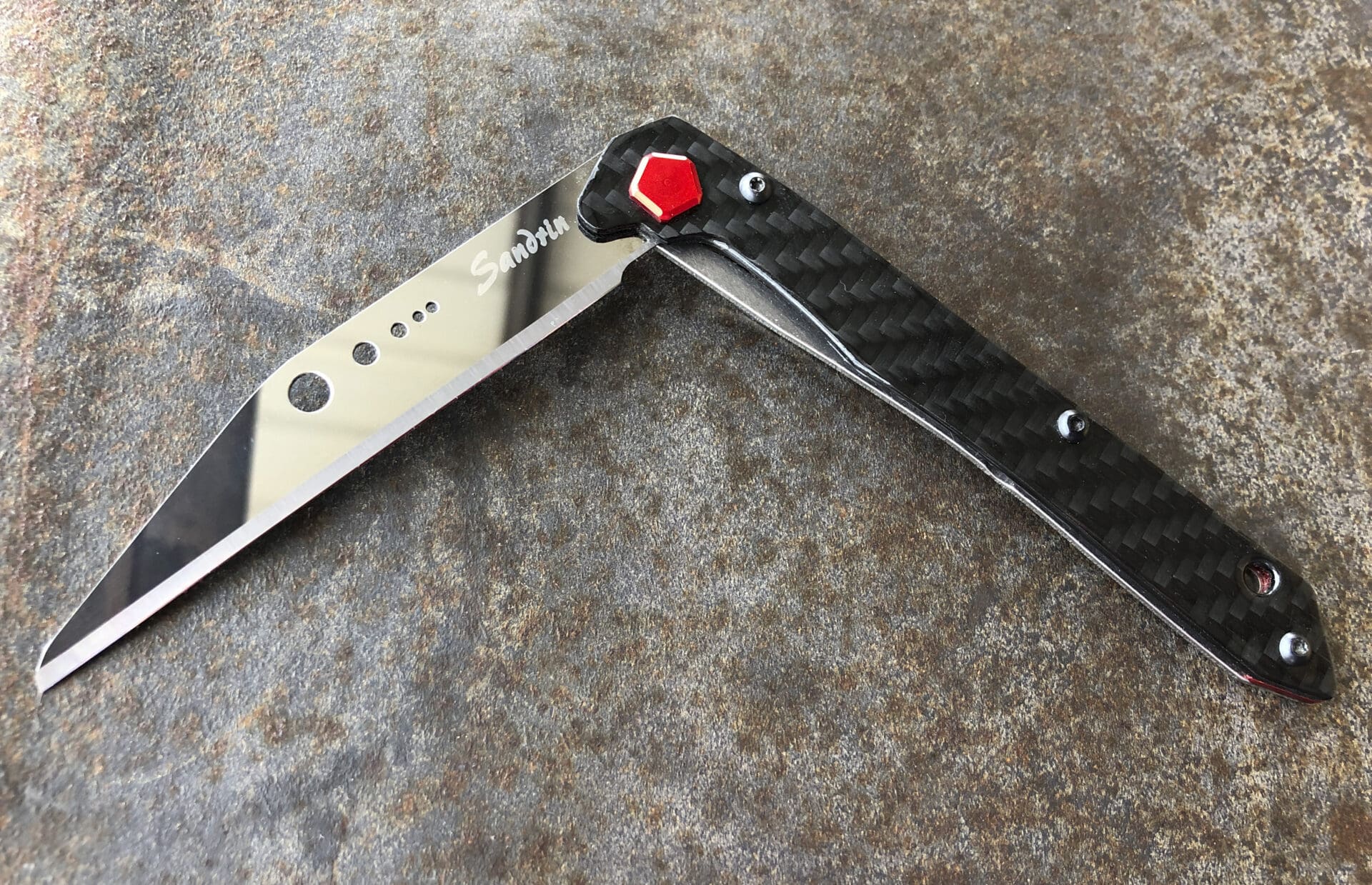Sandrin TCK carbon fiber knife