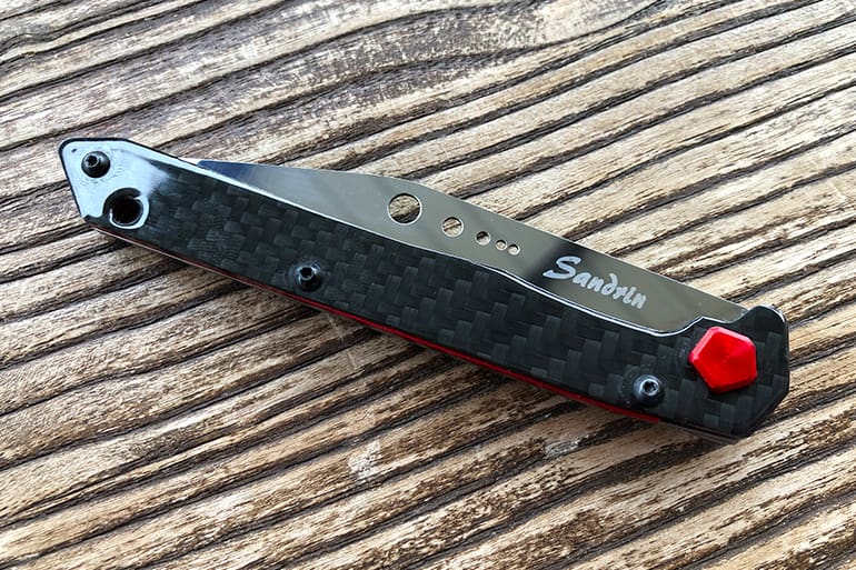 Sandrin TCK carbon fiber knife