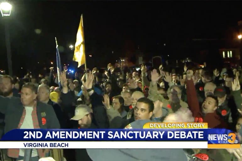 Virginia Beach gun control protest