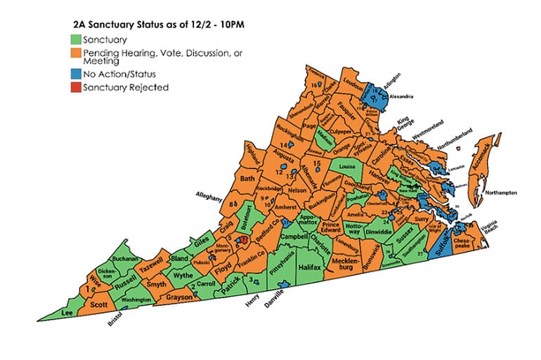 Virginia Sanctuary Counties