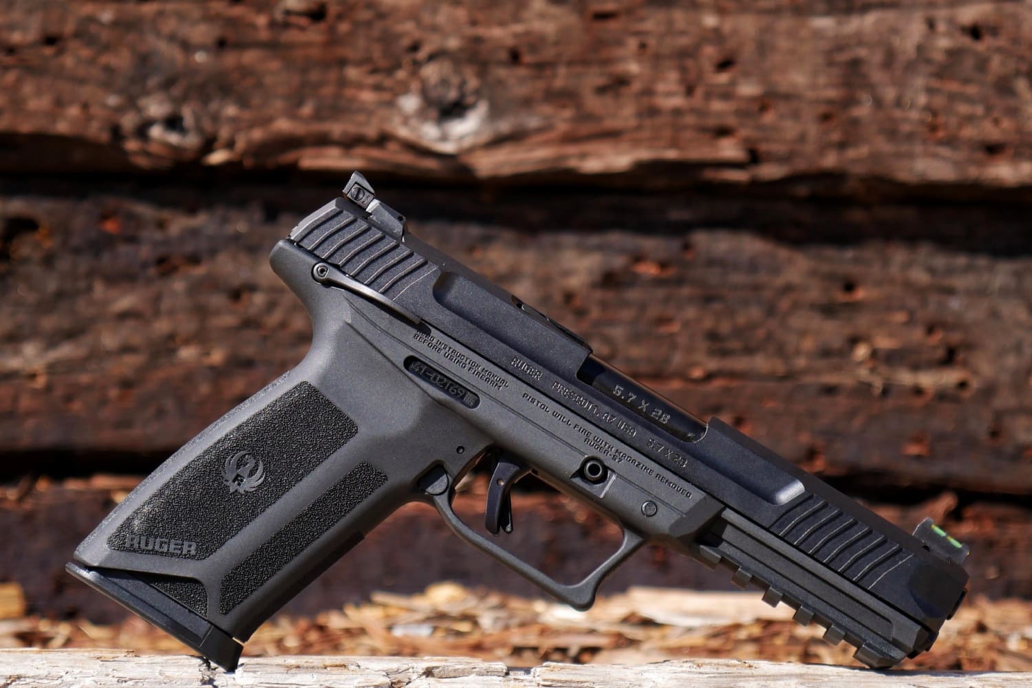 The Ruger-57 5.7 × 28 pistol is just plain cool. 