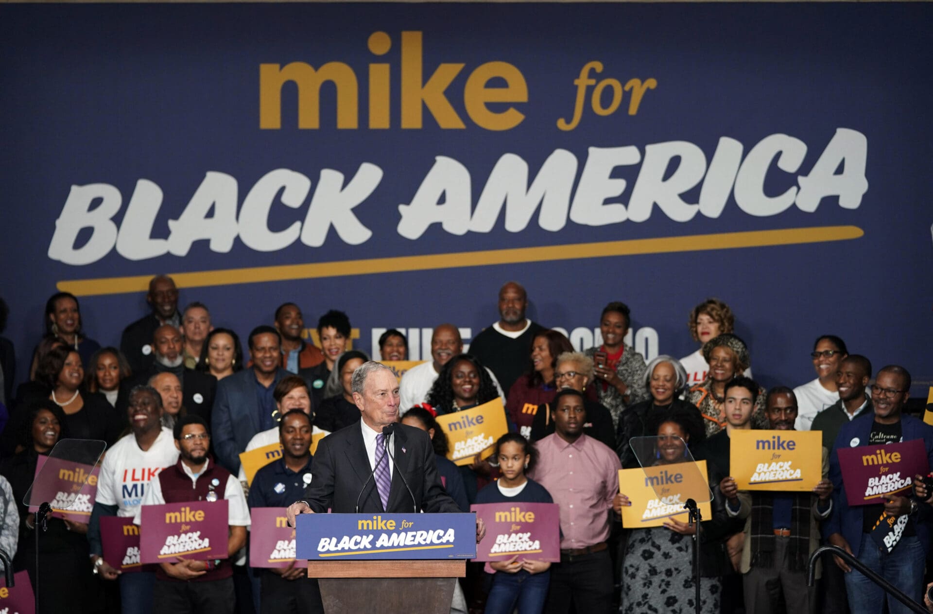 Michael Mike Bloomberg black voters