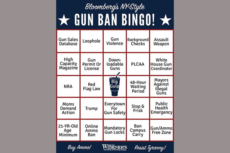 bloomberg gun ban bingo