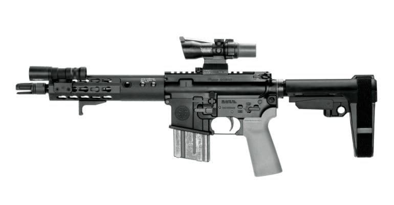 AR-15 pistol brace hunting law
