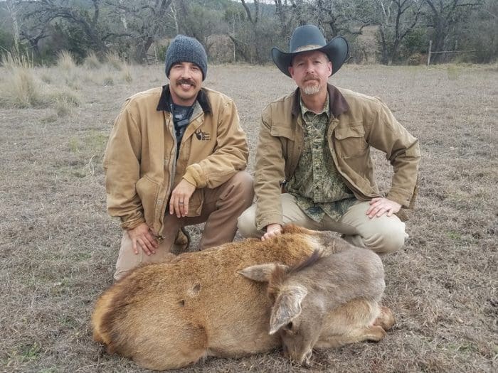Red Hind, JWT, and Bryan Wilson of Frio County Hunts (image courtesy JWT, all rights reserved.)