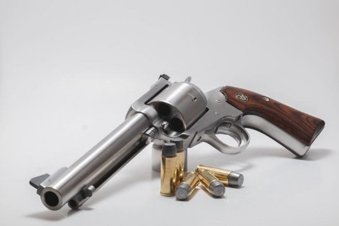 The author's Ruger Superblackhawk Bisley in .480 Ruger and hunting rounds(image courtesy JWT, all rights reserved)