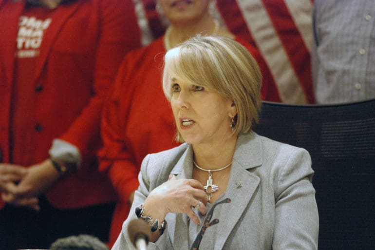 Gov. Michelle Lujan Grisham gun stores closed