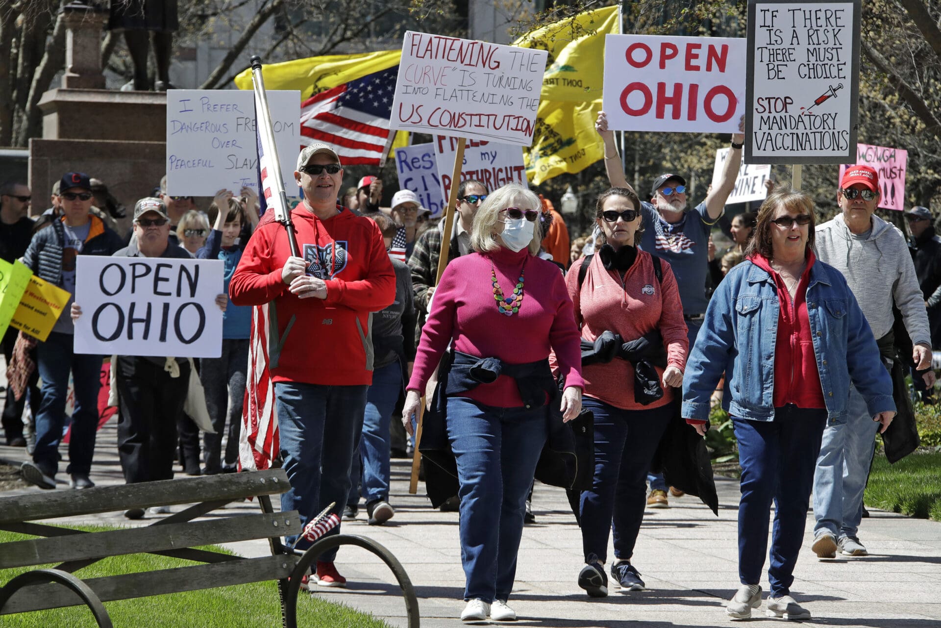 Virus Outbreak Protest Ohio