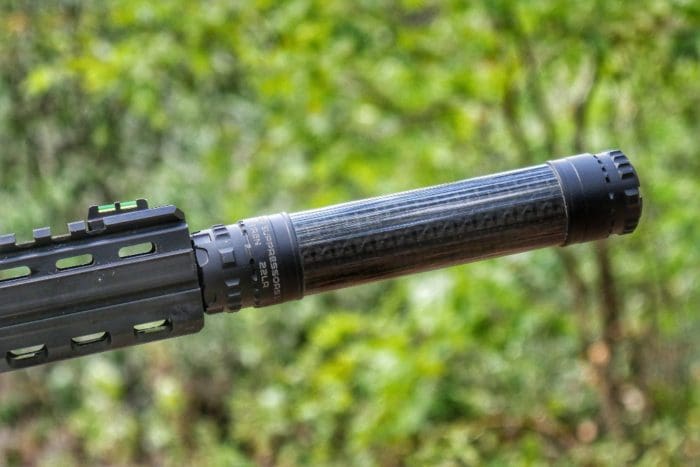 CGS Siren Carbon Fiber .22 LR Suppressor