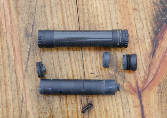 CGS Siren Carbon Fiber .22 LR Suppressor