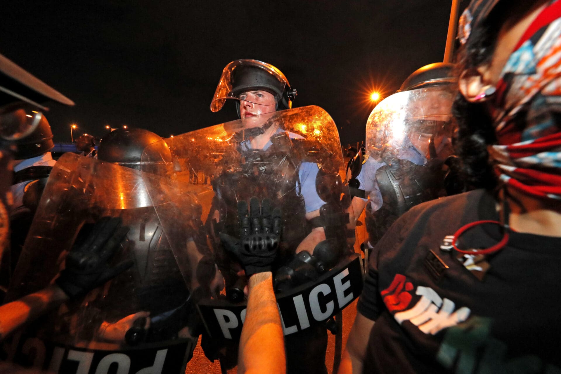 police protest riot