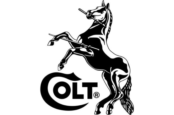 Colt rampant pony logo