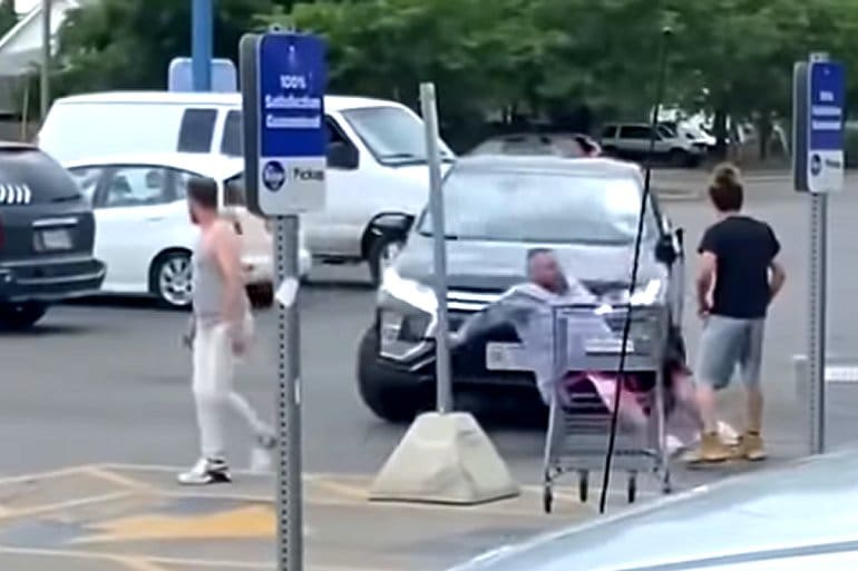 Columbus Kroger Parking Lot Mob Attack 