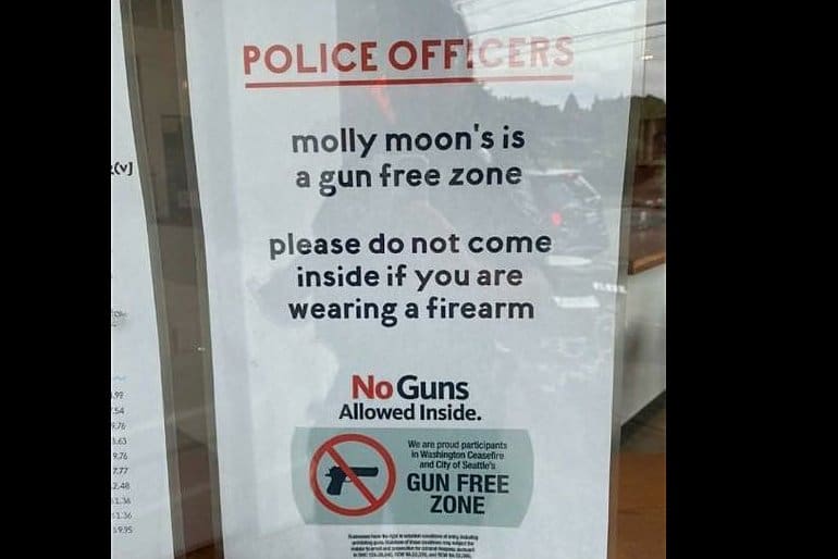 Molly Moon's ice cream shop bans police