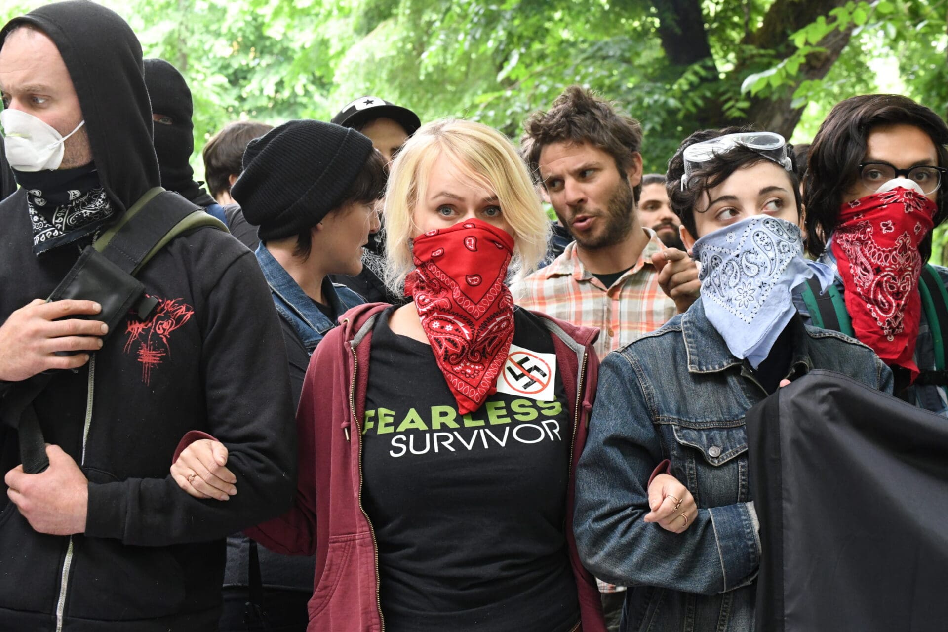 Seattle Antifa violence protest riot