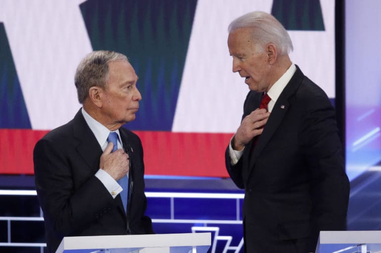 Biden Bloomberg florida 2020 race