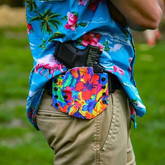 Big Igloo Boogaloo Hawaiian shirt holster
