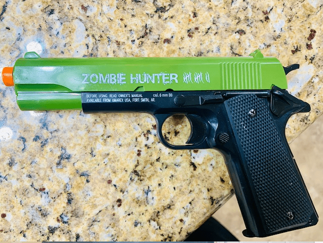 zombie hunter toy gun Colorado Isaiah Elliott