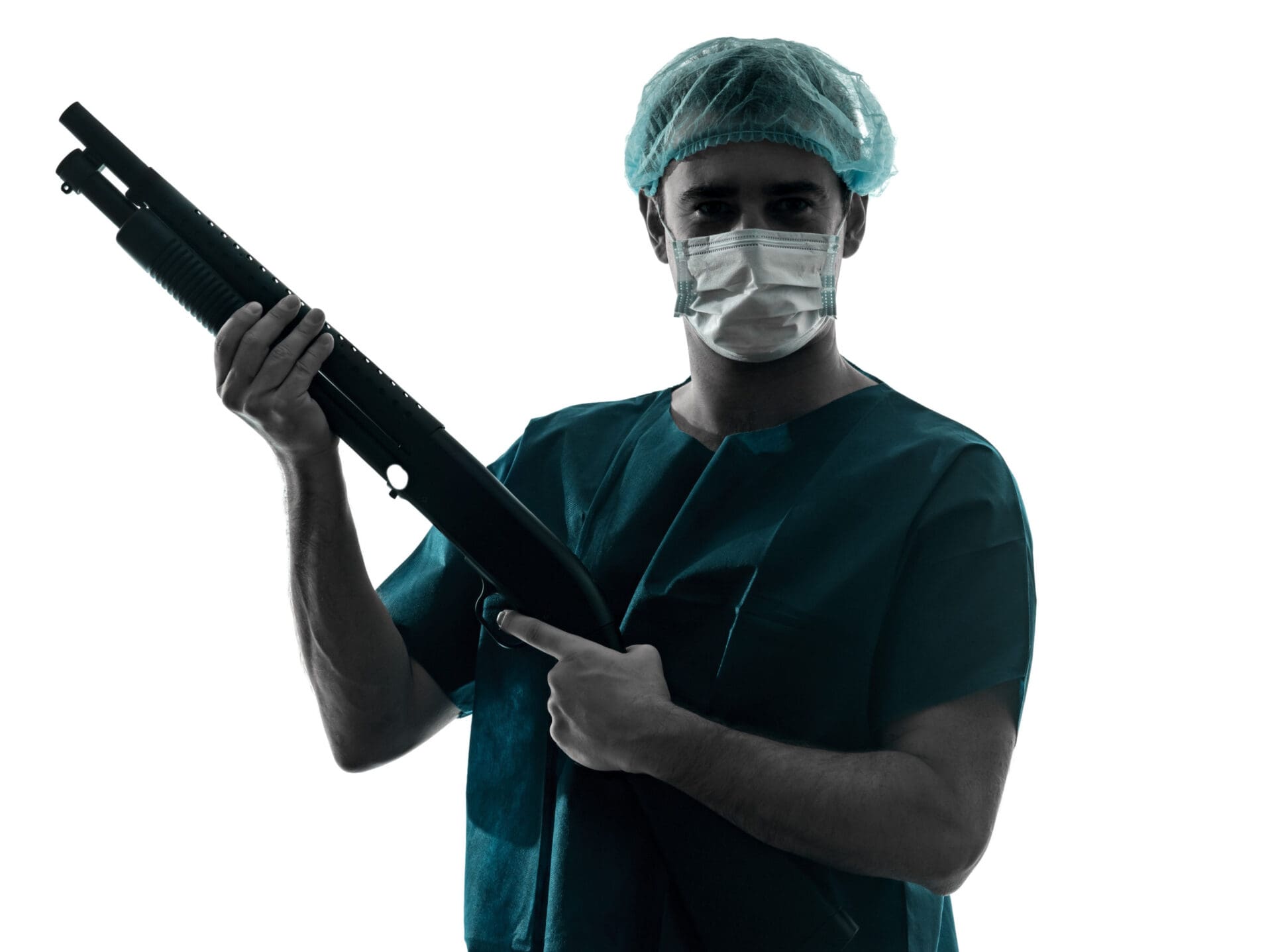 doctor gun shotgun medical