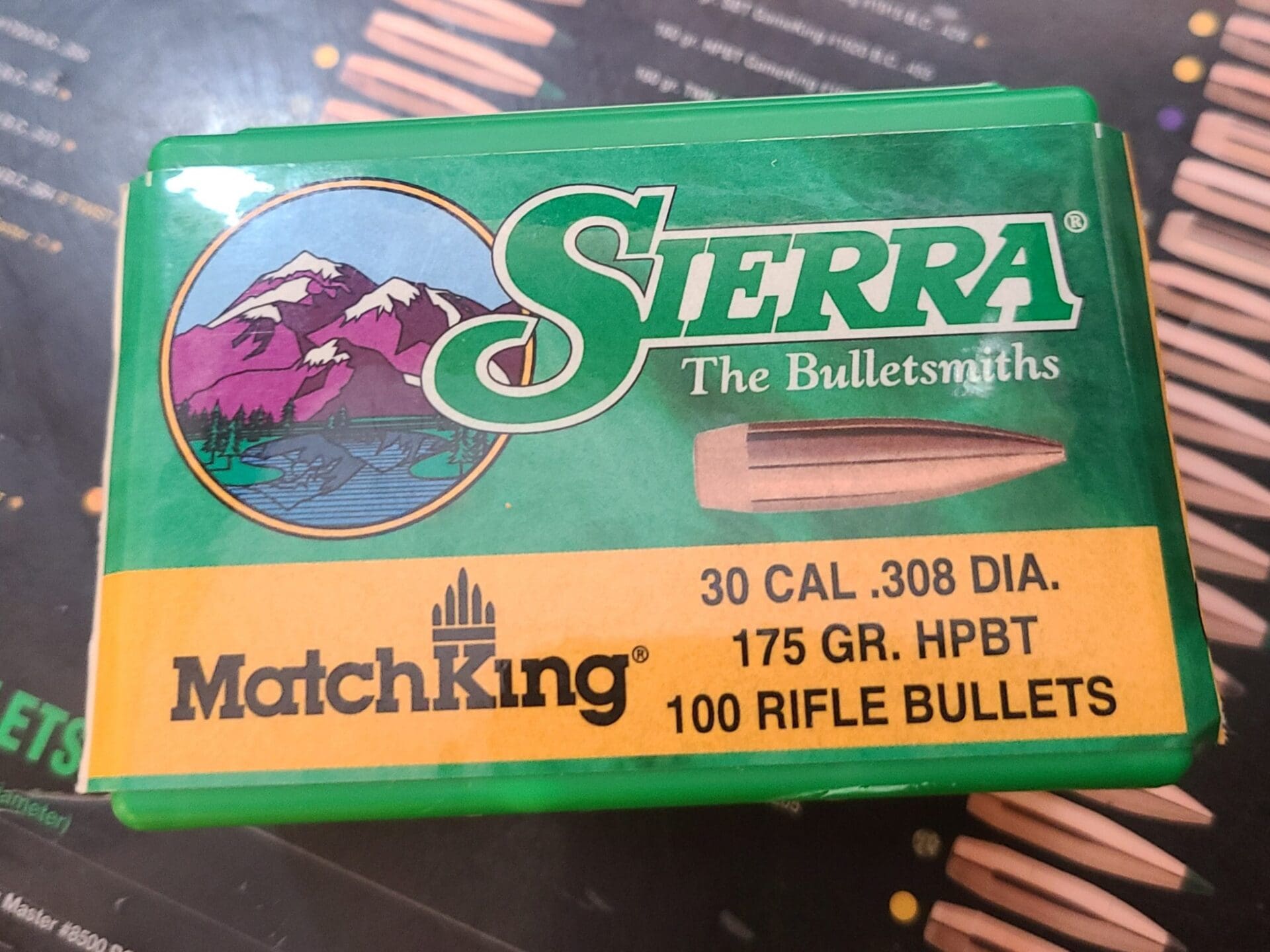 Sierra Match King 20 Cal .308 175 gr HPBT