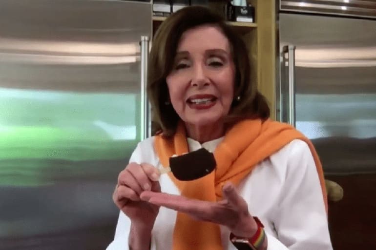 Nancy Pelosi ice cream