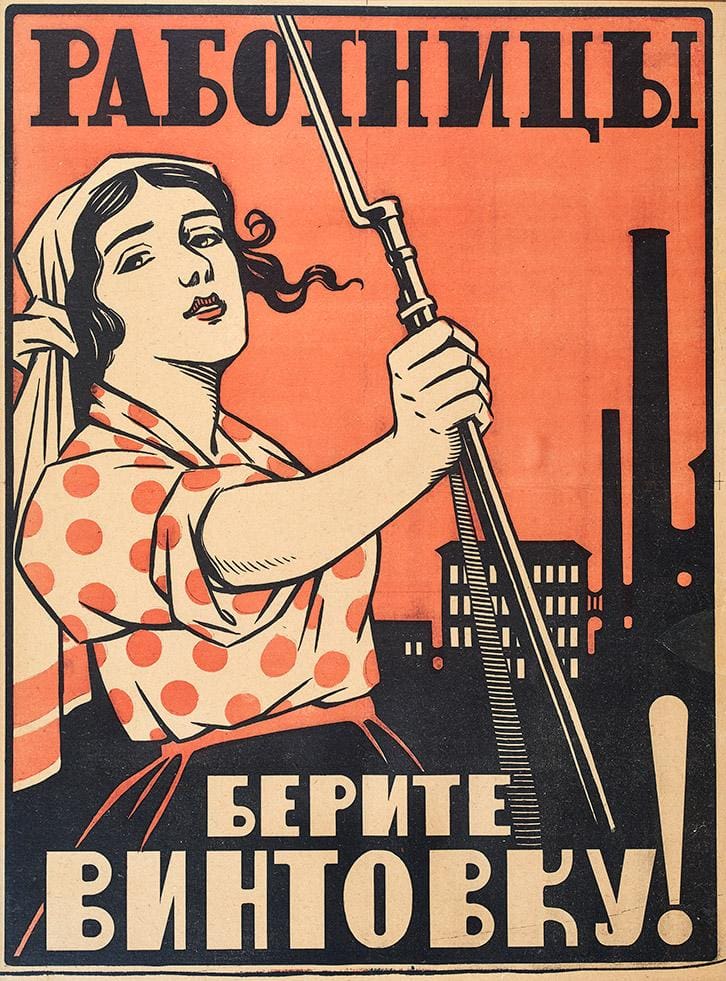 soviet propaganda poster
