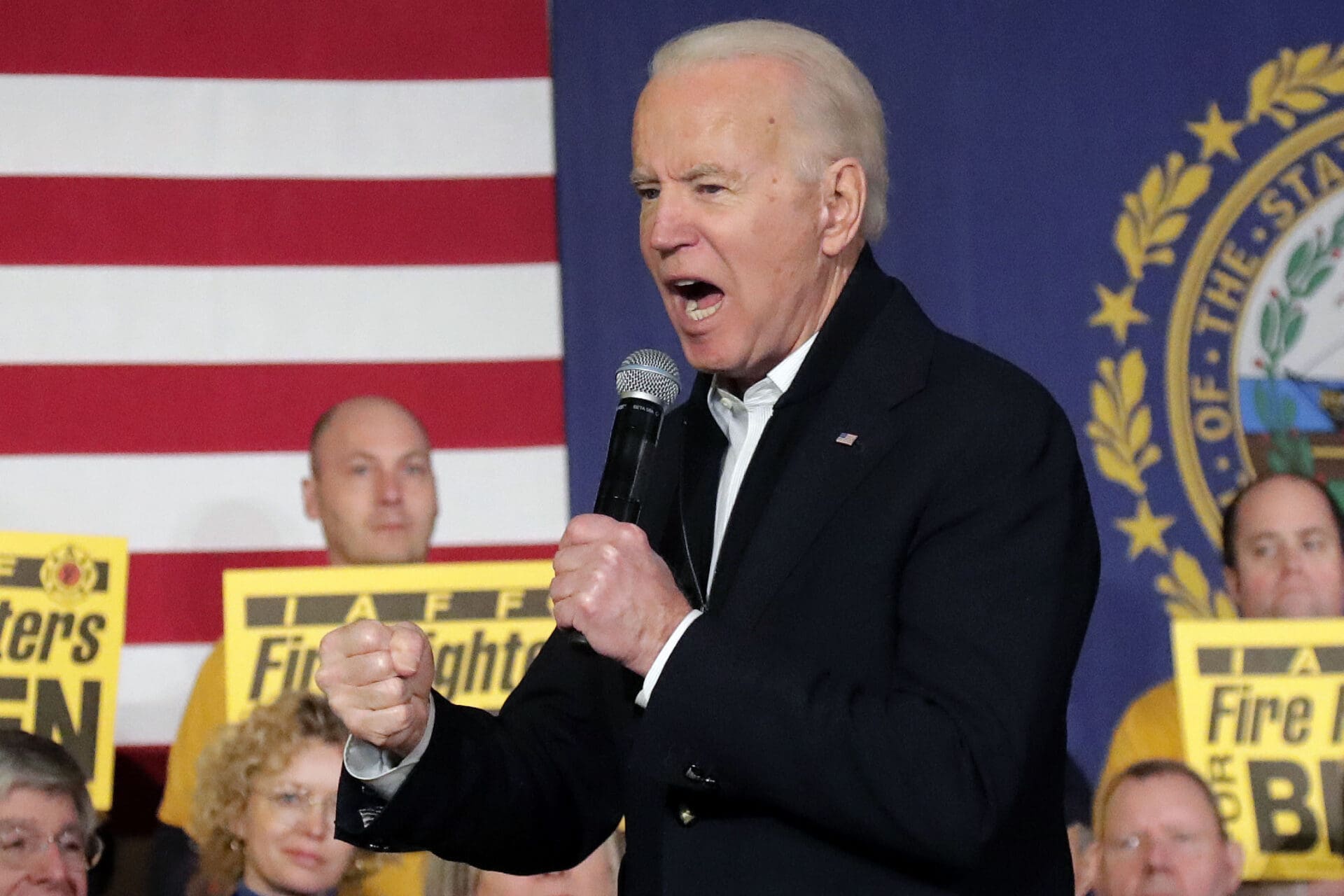 Joe Biden fist fight punch