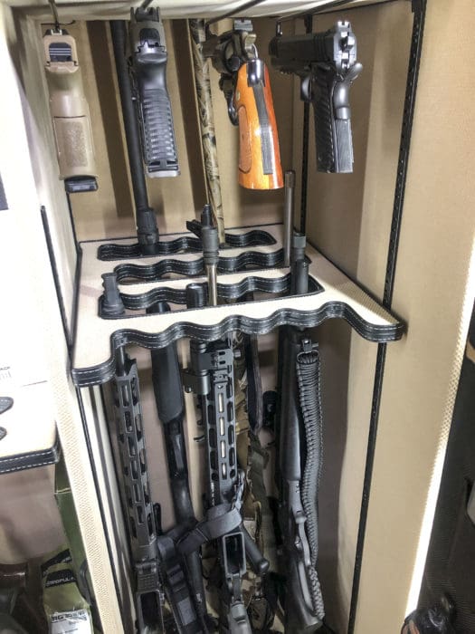 Gun safe collection guns