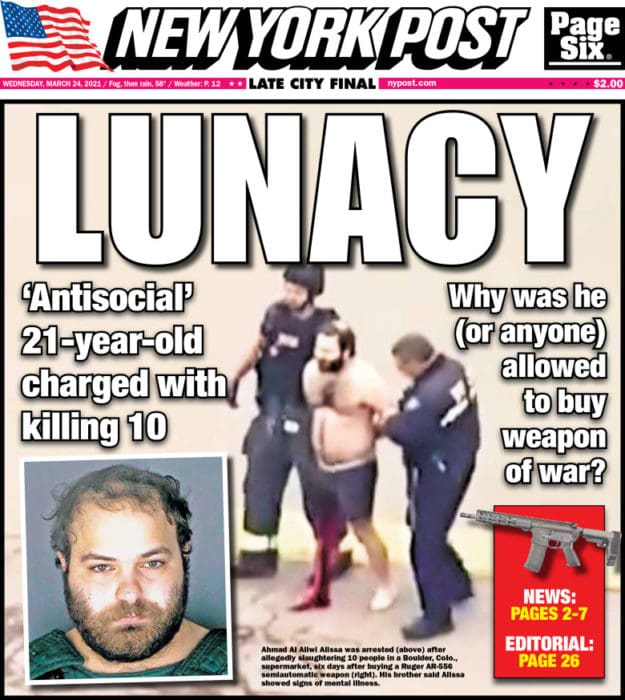 New York Post weapons of war