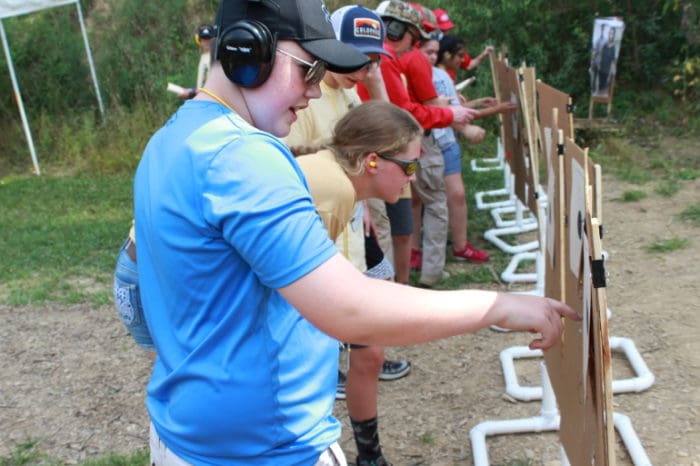 kids target shooting learn to shoot training