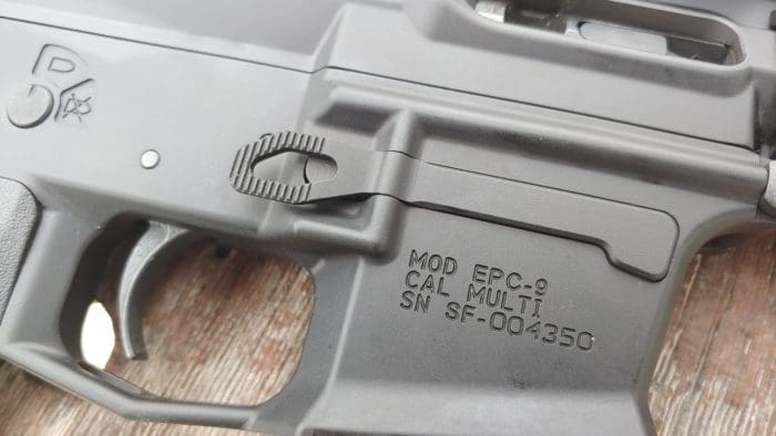 Aero Precision EPC pistol caliber carbine AR9