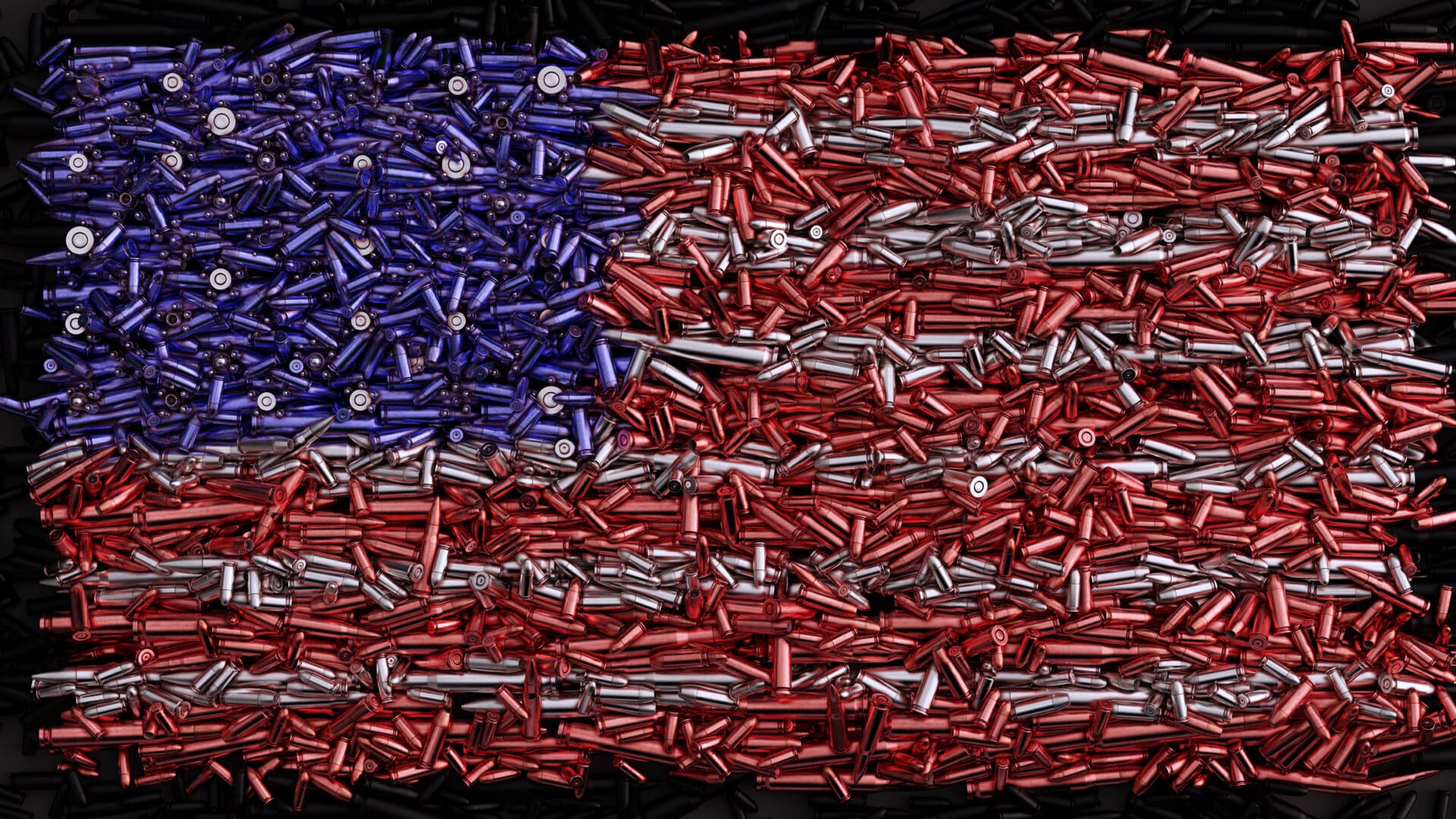 bullet US flag gun nation