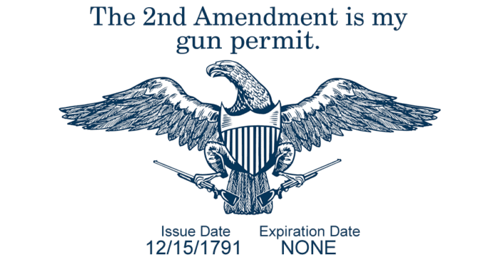 2nd amendment is my gun permit constitutional carry