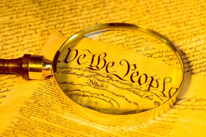 constitution magnifying glass