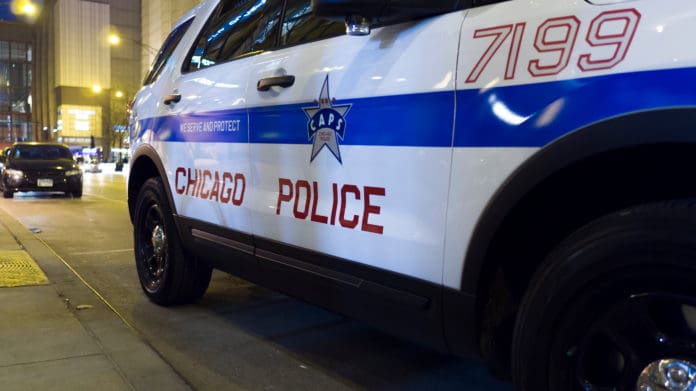 Chicago police crime scene