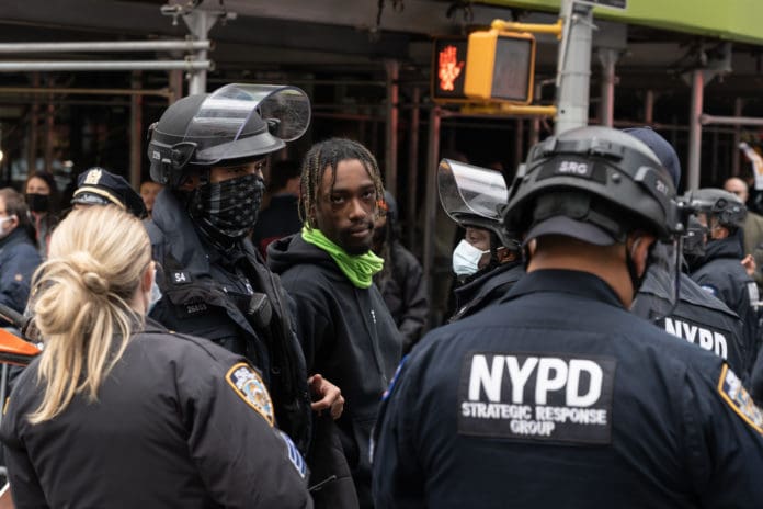 NYPD new york police arrest