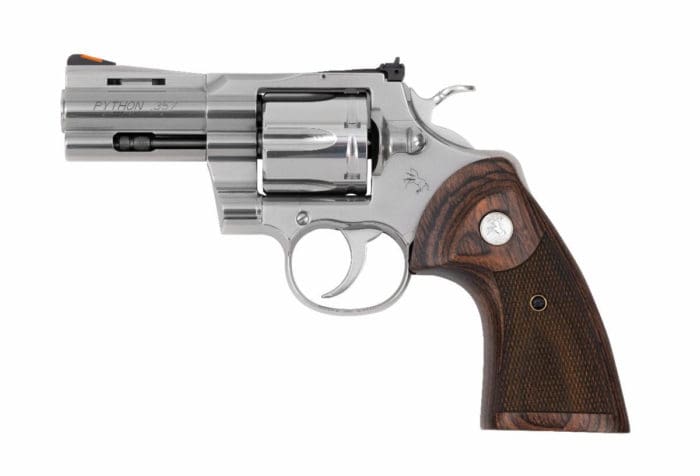 Colt Python 3" short-barrel revolver
