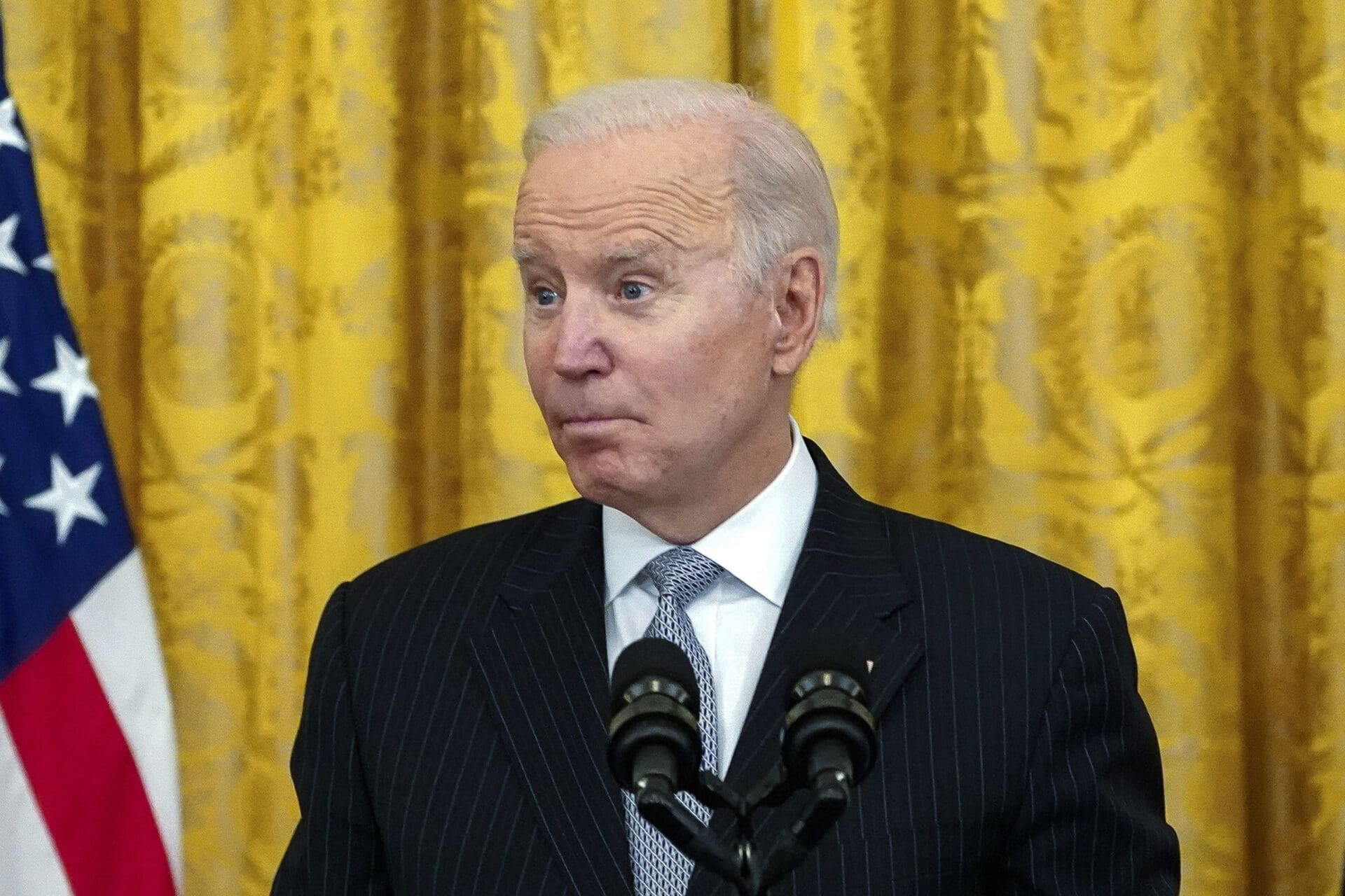 Joe Biden surprised confused