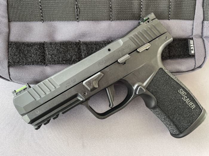 SIG SAUER P322 .22LR rimfire semi-automatic pistol review